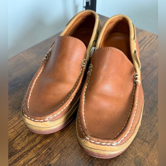 Tommy Bahama Men's Leather Slip-On Loafers Size 10,5М  Brown‎ yachting shoes - Picture 13 of 17
